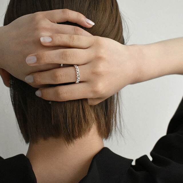 楽天市場】ネコポス配送 SV925 チェーンリング 3mm幅 金属アレルギー