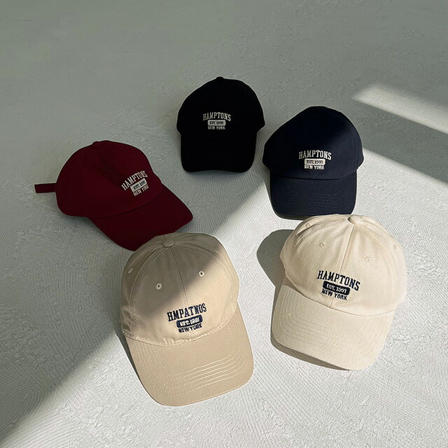 楽天市場】刺繍ロゴキャップ クリーム/レッド/ベージュ/ネイビー