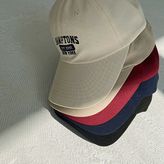 楽天市場】刺繍ロゴキャップ クリーム/レッド/ベージュ/ネイビー