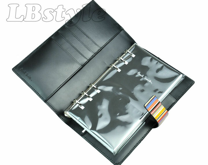 楽天市場】paulsmith ポールスミス システム手帳 マルチストライプ牛革