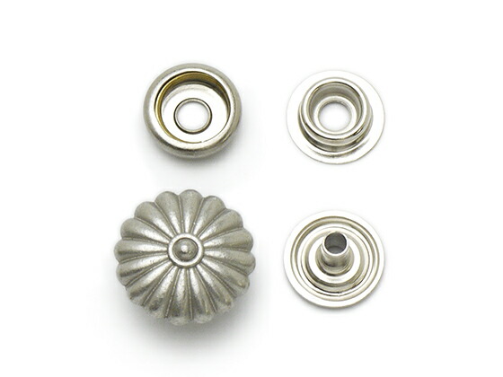 楽天市場】デザインホック パラシュート ニッケル φ19mm 1ヶ【メール便