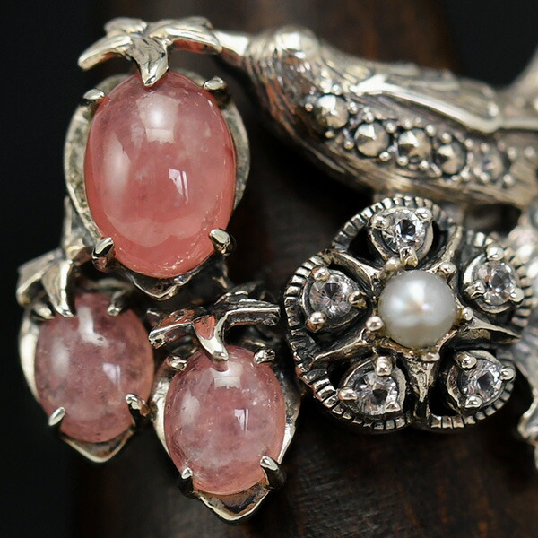 楽天市場】碌山 ウィリアムモリス いちご泥棒 インカローズ リング