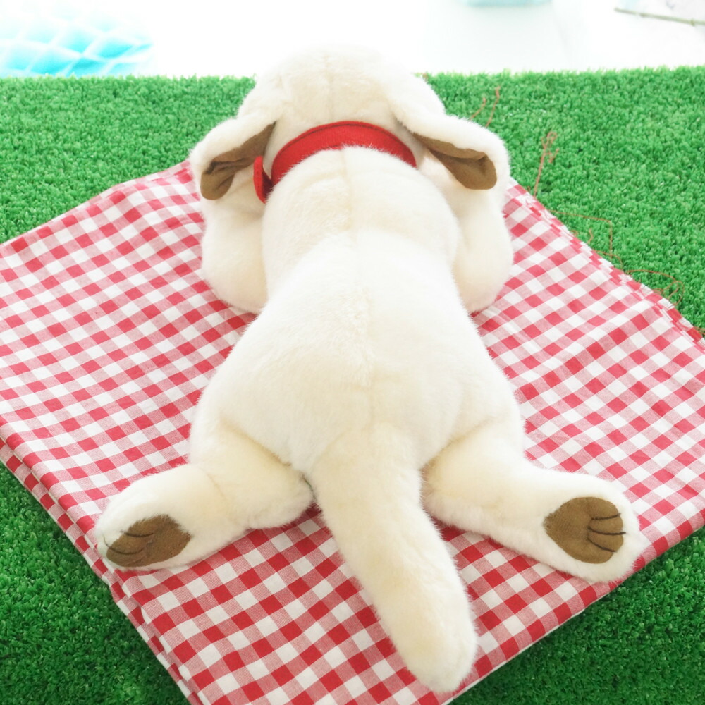 楽天市場】ぬいぐるみ 犬 ラブラドールレトリバー 白 黒 イエロー