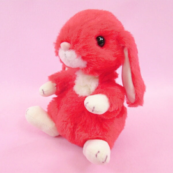 楽天市場】ロップイヤー うさぎ ぬいぐるみ レッド 赤 Sサイズ うさぎ