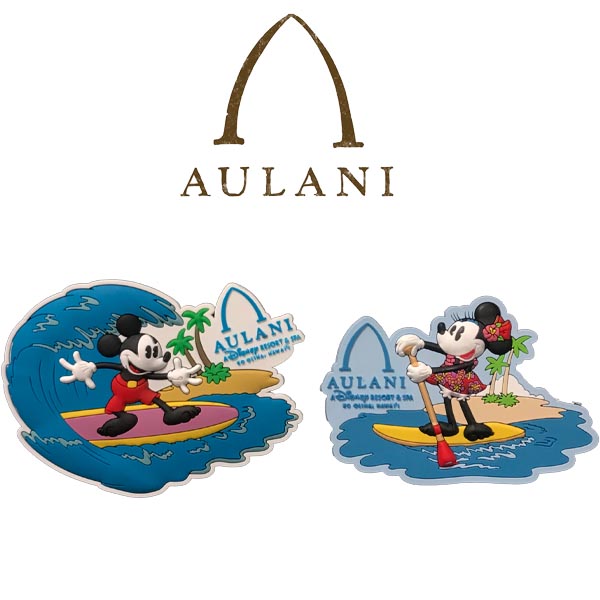 楽天市場】ミッキー&ミニー マグネットディズニー アウラニ ハワイ限定