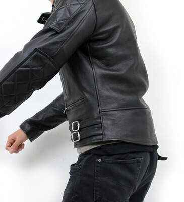 楽天市場】XS~6L ダブルライダース カウレザー 牛革 本革 本皮