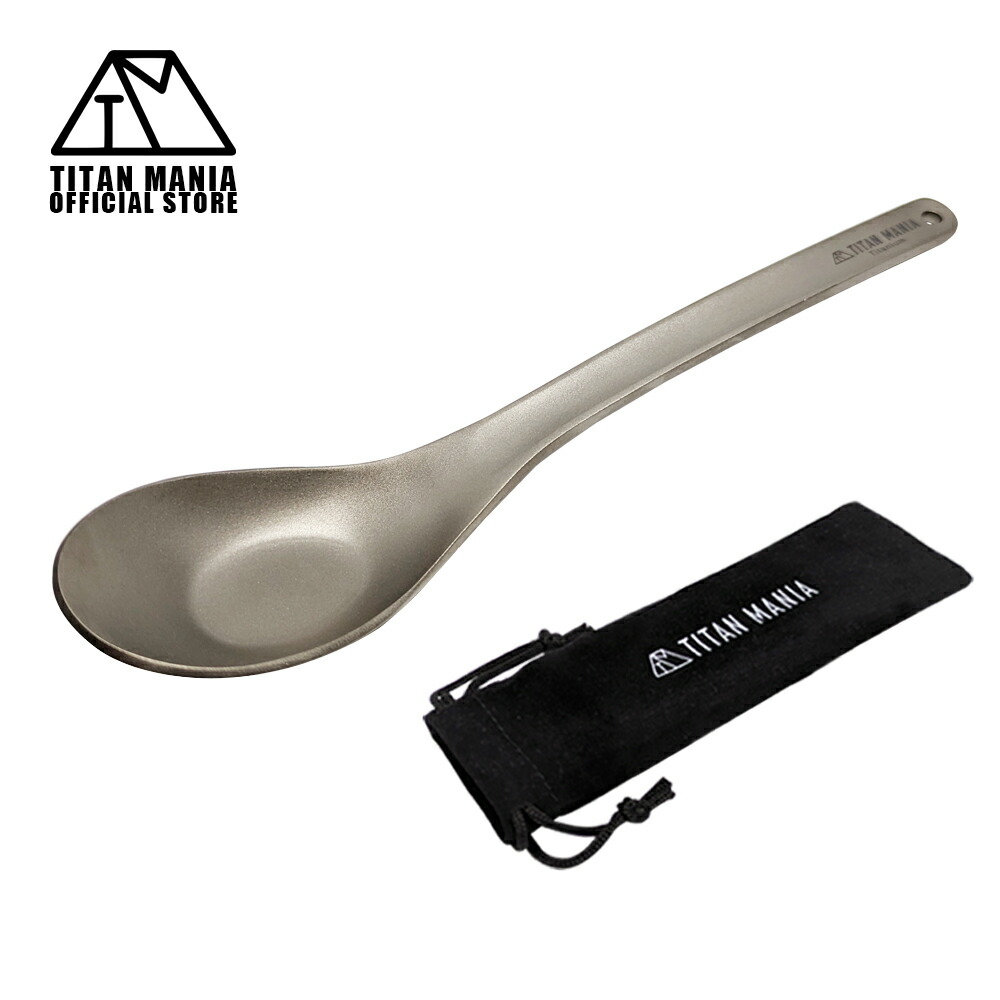楽天市場】TITAN MANIA(チタンマニア) レンゲ チタン製 軽量 頑丈 直火