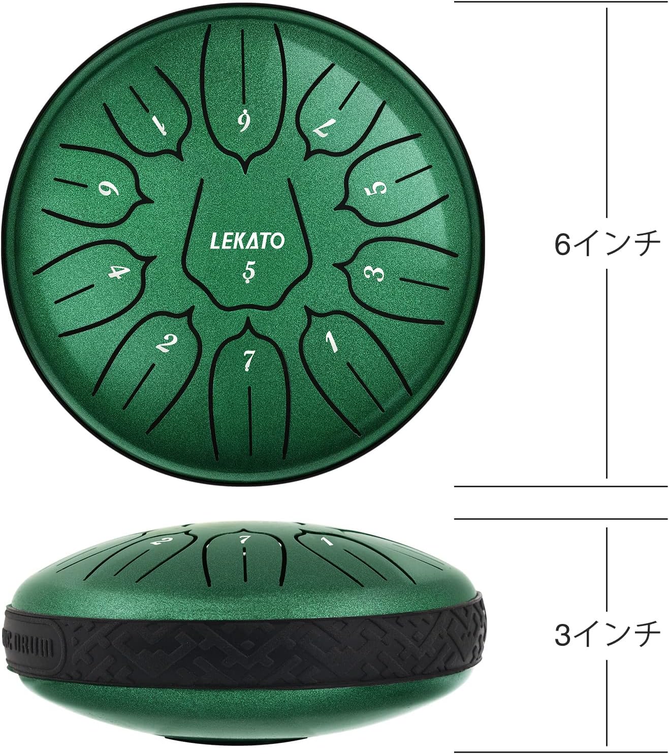 楽天市場】【楽天1位】LEKATO ミニタングドラム スリットドラム 6