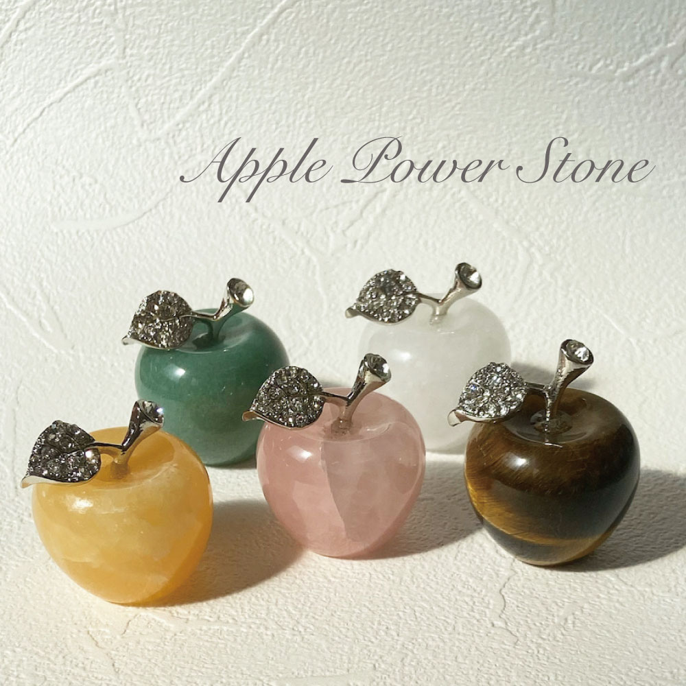 楽天市場】【 飾れるお守り 】 りんご パワーストーン 天然石 ローズ