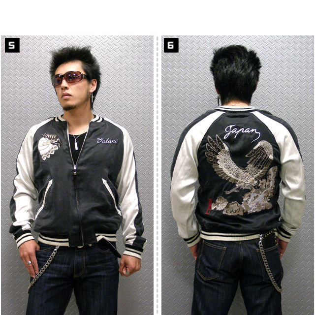 楽天市場】(イオラニ) 居楽仁 鷹柄限定品スカジャン (SKA:JACKET