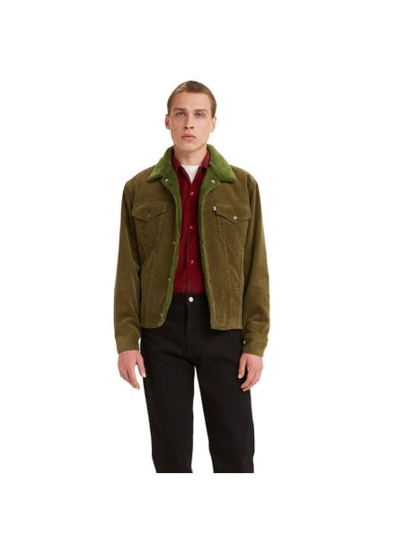 楽天市場】TYPE III SHERPA SLIM OLIVE REED Levi's リーバイス