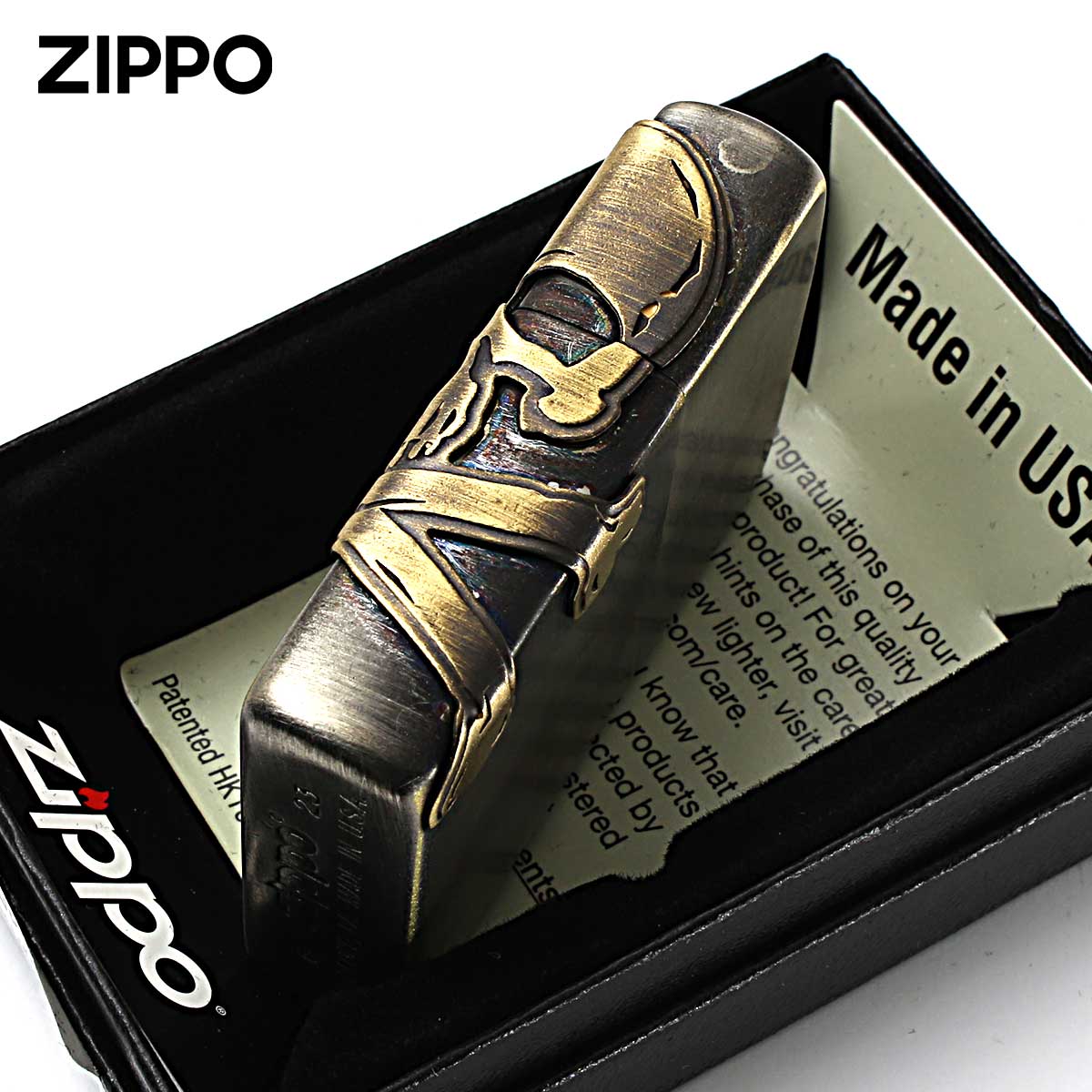 楽天市場】Zippo ジッポライター スカル ドクロ 骸骨 アンティーク