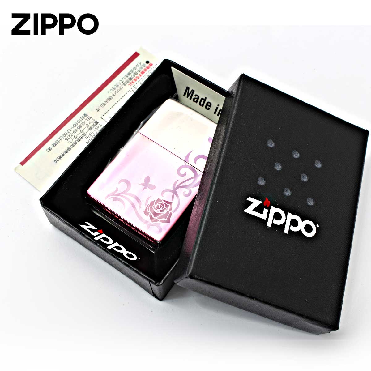 楽天市場】Zippo ジッポライター 薔薇 ローズ Rose ミステリアス