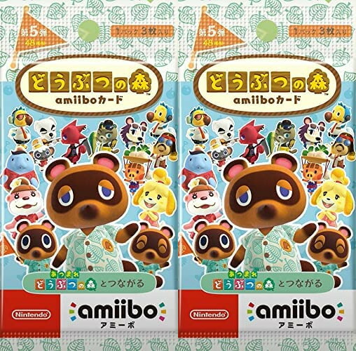 楽天市場】どうぶつの森 amiiboカード 第4弾 5パックセットの通販