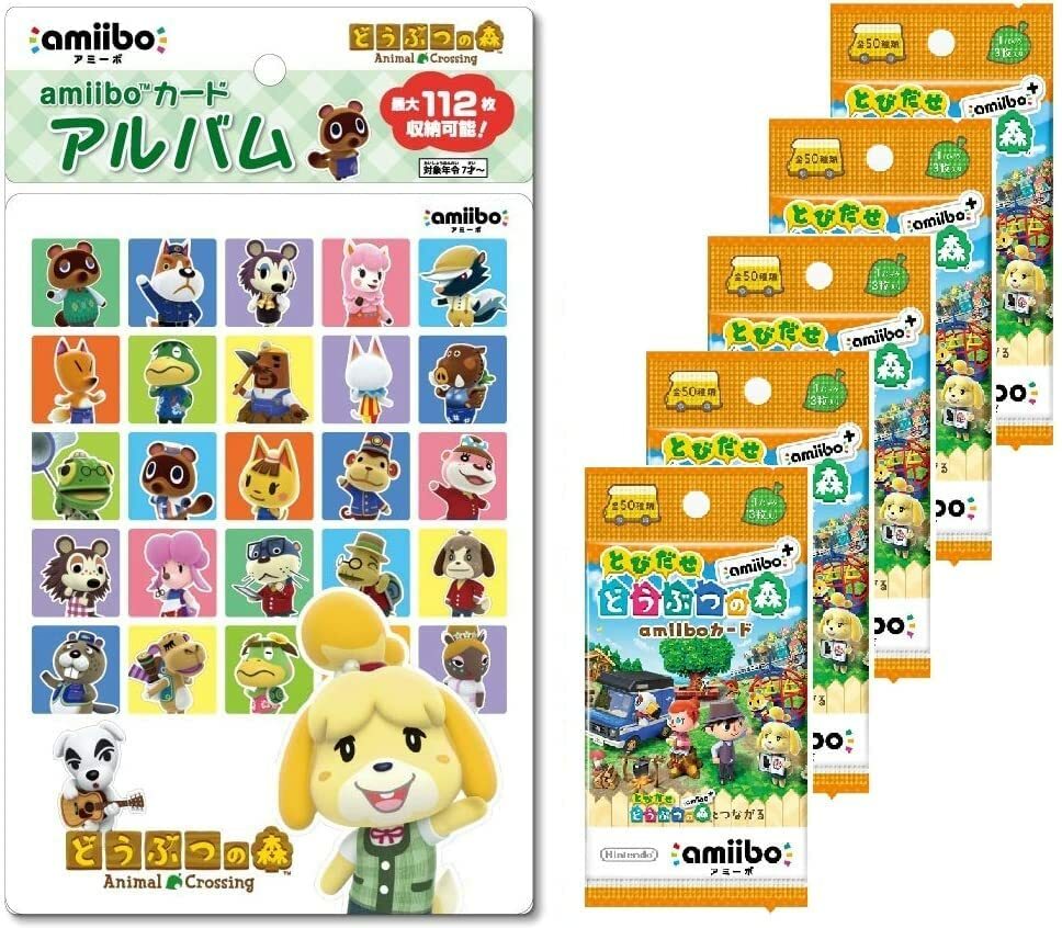 楽天市場】『とびだせ どうぶつの森 amiibo+』amiiboカード (5パック)+
