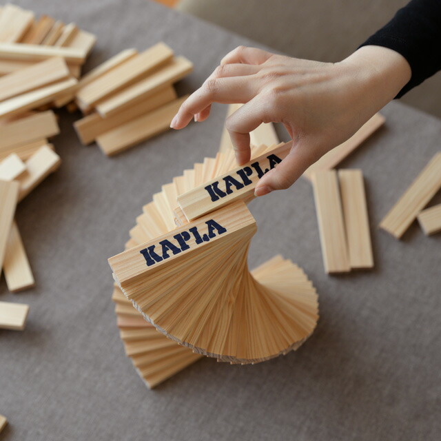 楽天市場】カプラ 積み木 KAPLA 280 初級 緑 アートブック付 魔法の板