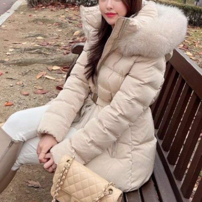 楽天市場】【送料無料】2024 AW 新作 3color リアルファー ベルト付き