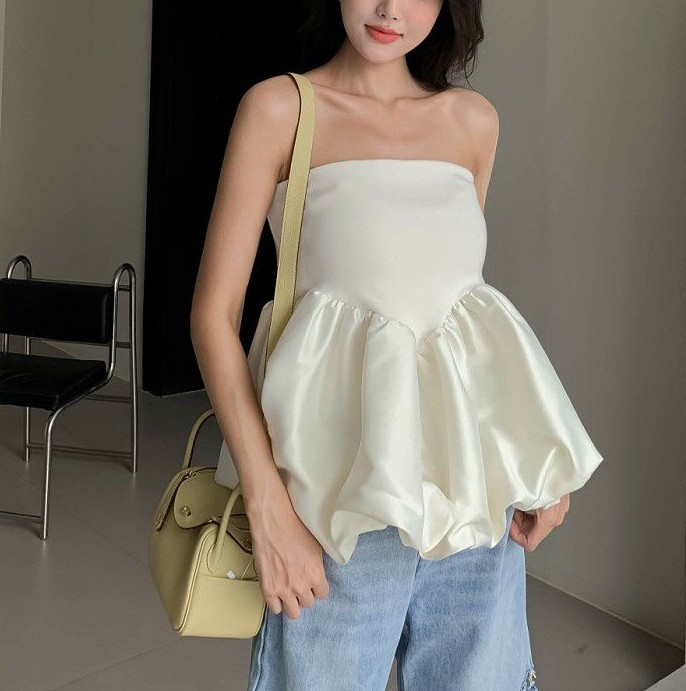 楽天市場】ペプラム チューブトップの通販