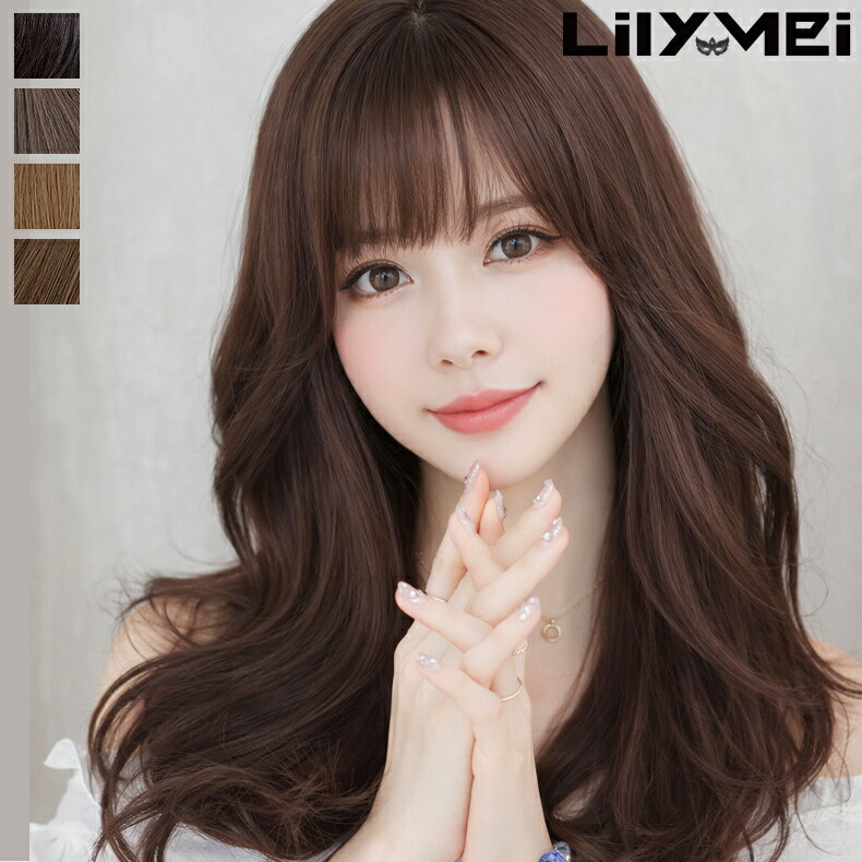 楽天市場】「ゆるふわ大人セミロング」 上品 ウィッグ 送料無料 フル