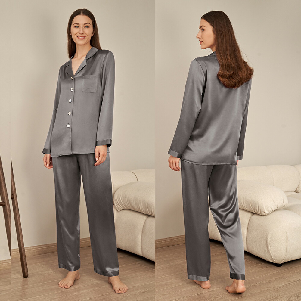 楽天市場】LILYSILK(リリーシルク) シルク パジャマ レディース 長袖