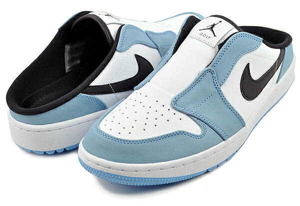 楽天市場】NIKE AIR JORDAN MULE GOLF university blue/black-white