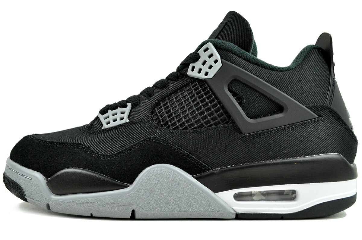 楽天市場】NIKE AIR JORDAN 4 RETRO SE BLACK CANVAS black/lt steel
