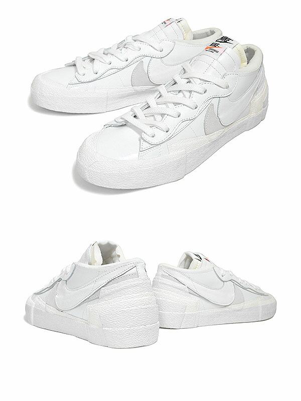 楽天市場】NIKE BLAZER LOW / SACAI white/sail-white dm6443-100