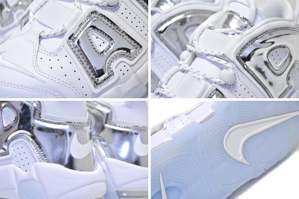 楽天市場】NIKE WMNS AIR MORE UPTEMPO white/chrome-blue tint