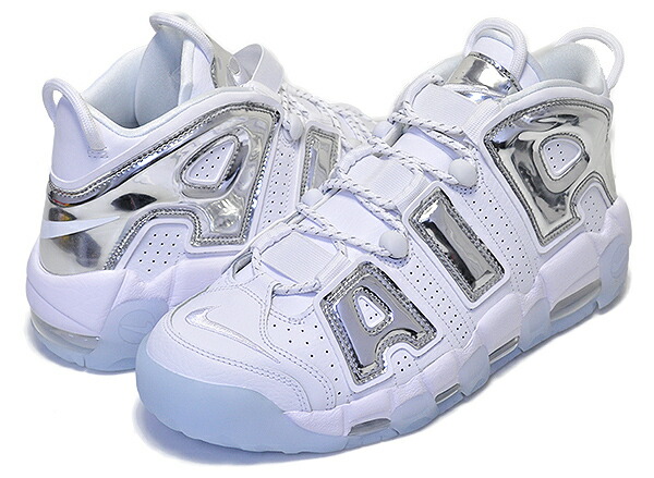 楽天市場】NIKE WMNS AIR MORE UPTEMPO white/chrome-blue tint