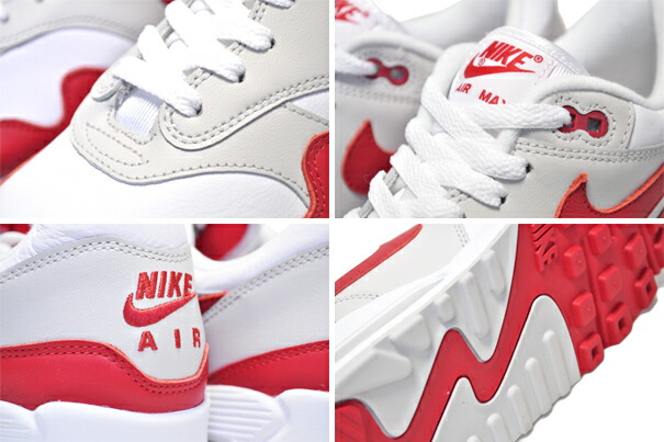 楽天市場】NIKE AIR MAX 90/1 white/university red 【ナイキ エア