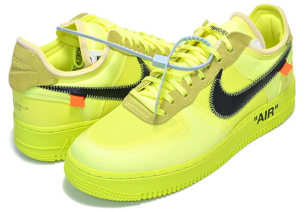 楽天市場】THE 10 : NIKE AIR FORCE 1 LOW OFF-WHITE volt/black-volt