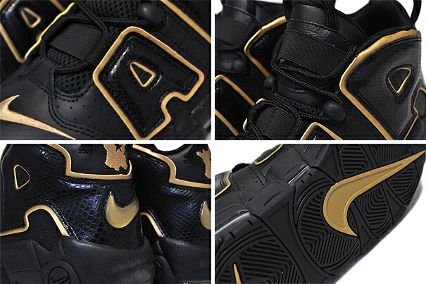 楽天市場】NIKE AIR MORE UPTEMPO 96 FRANCE QS black/metallic gold