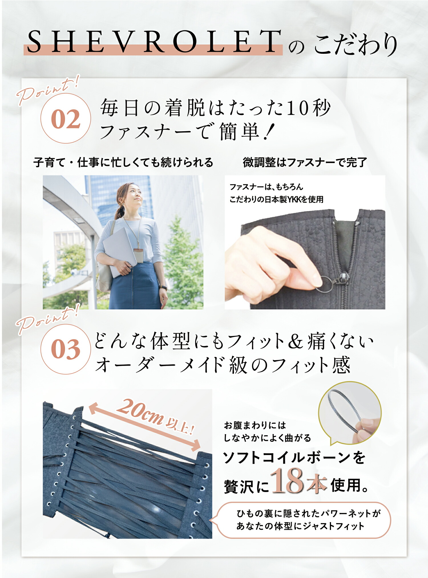 楽天市場】引っ張るだけでくびれ！着脱簡単コルセット 楽々スタイル