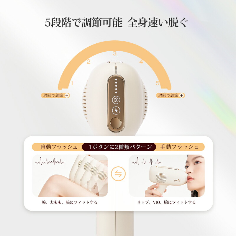 楽天市場】目玉 yete（エイティー）脱毛器 脱毛 サファイア冷却技術