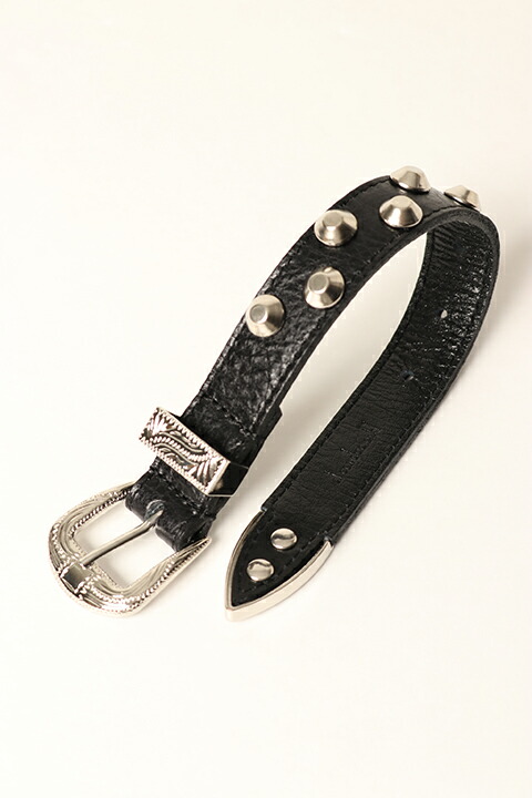 楽天市場】el conductorH コンダクター LEATHER TRAPEZOID STUDS