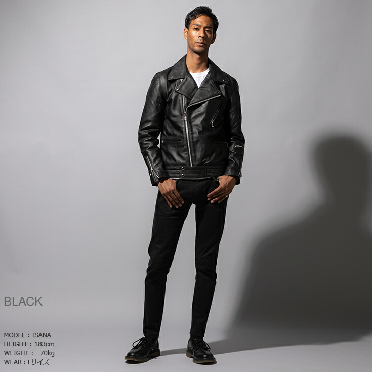 楽天市場】Horn Works 本革 ダブルライダース メンズ ホーンワークス