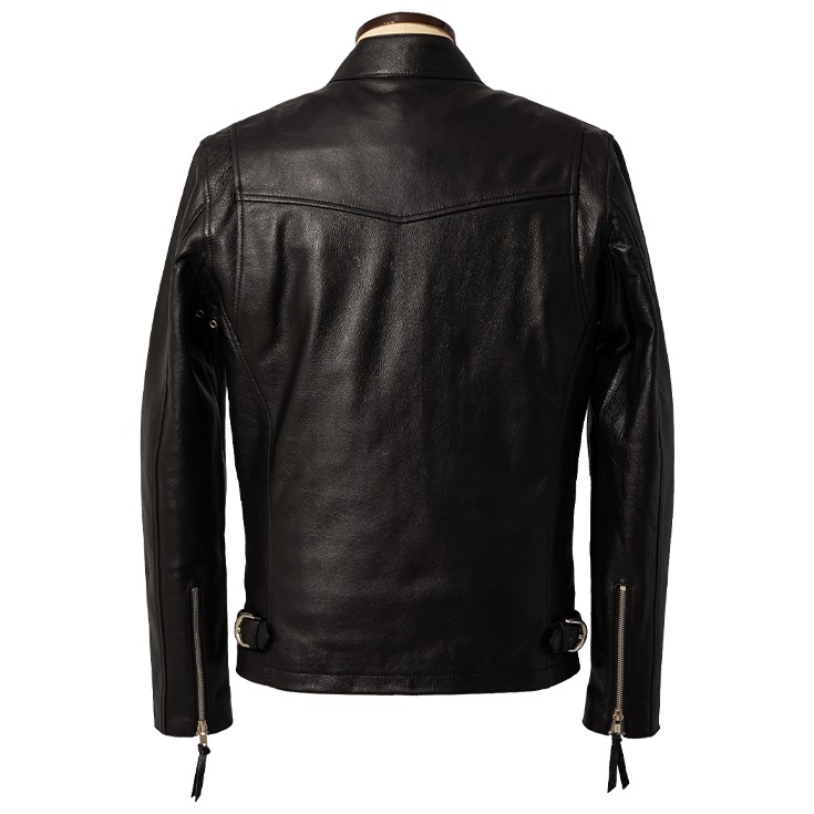 楽天市場】【50%OFFクーポン】Liugoo Leathers 本革 立襟シングル