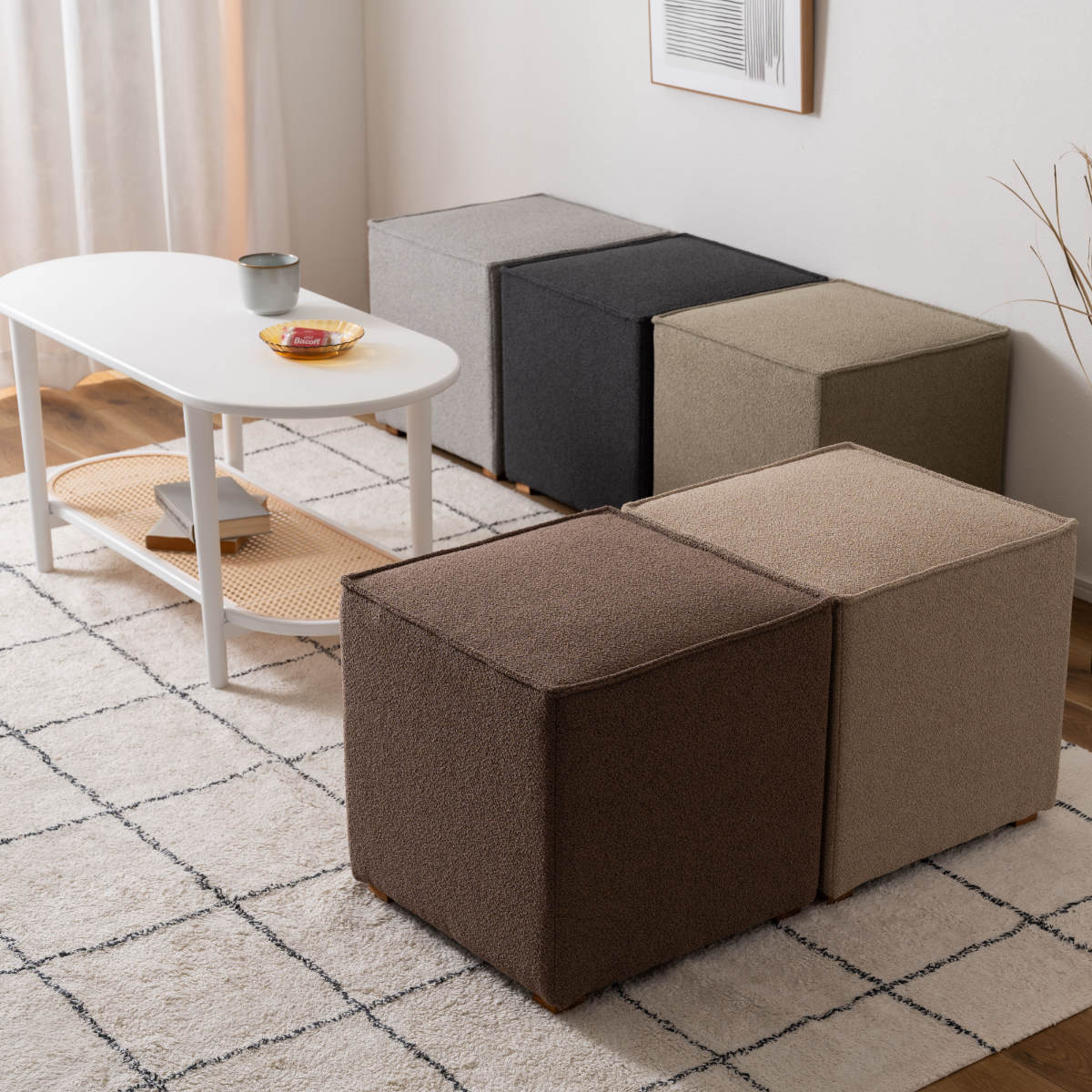 楽天市場】キューブスツール 高さ41cm （ スツール 椅子 スクエア