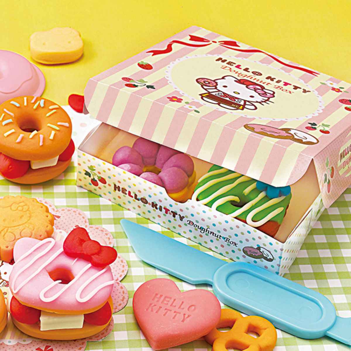 楽天市場】ねんど 型 ドーナツ屋さんセット ハローキティ （ 知育玩具