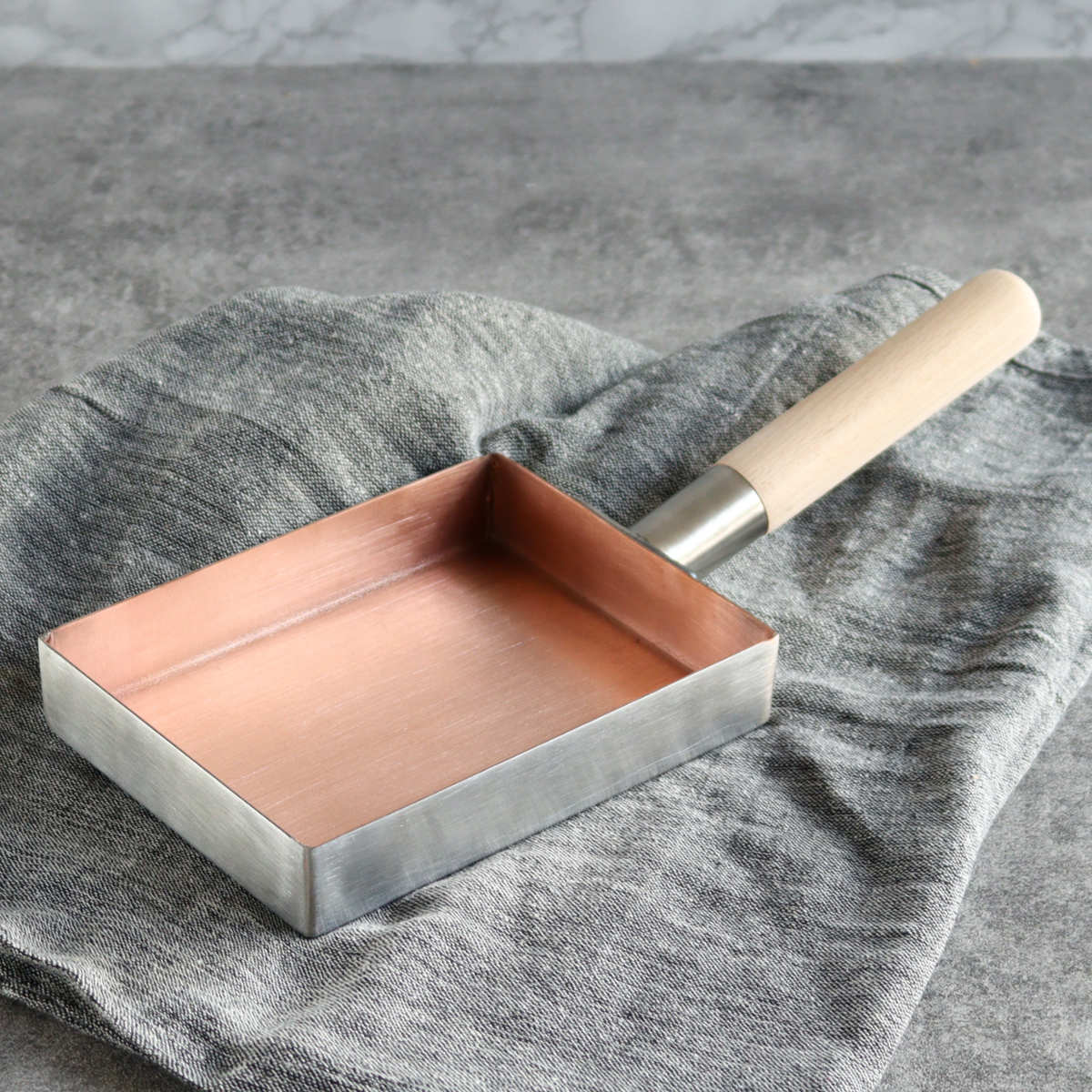 楽天市場】卵焼き器 13×18cm IH対応 銅 ステンレス二層鋼 こだわりの