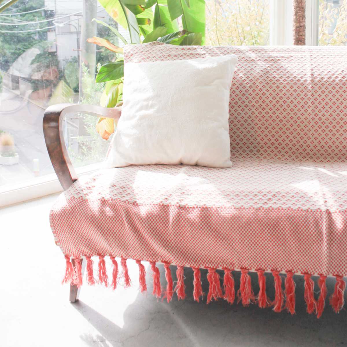 楽天市場】マルチカバー コットンスロー フラワー 140×200cm （ カバー