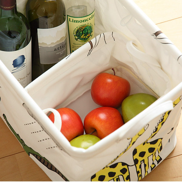 楽天市場】収納ケース 幅23×奥行18×高さ14cm アンファン ピリエ （ 布