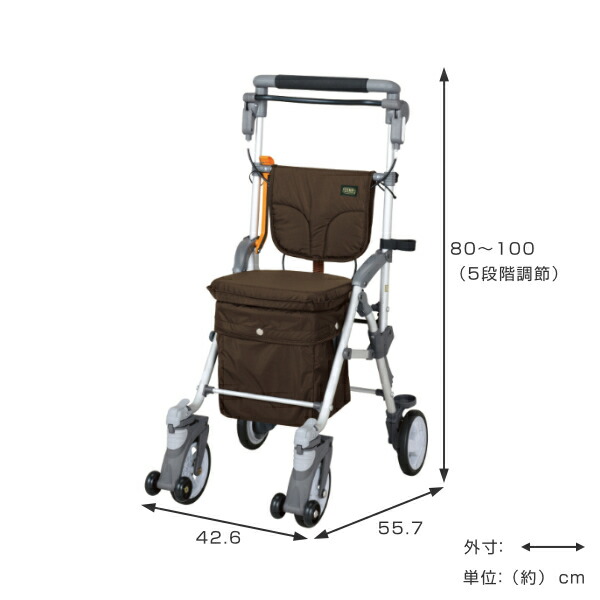 楽天市場】シルバーカー スルーンボックスN 軽量 コンパクト 座れる