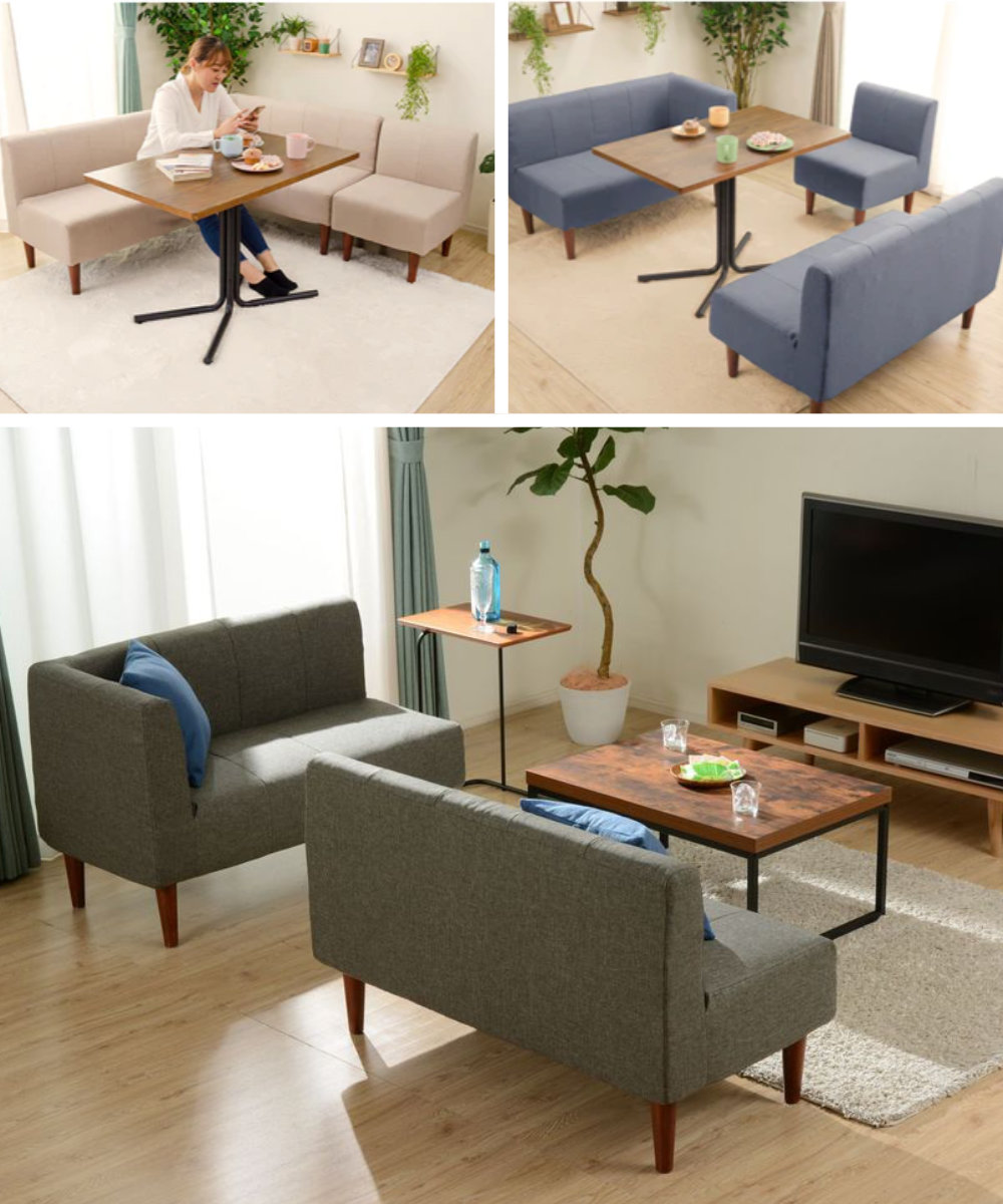 楽天市場】ソファ 2人掛け 幅110cm 右肘タイプ ダイニングソファー