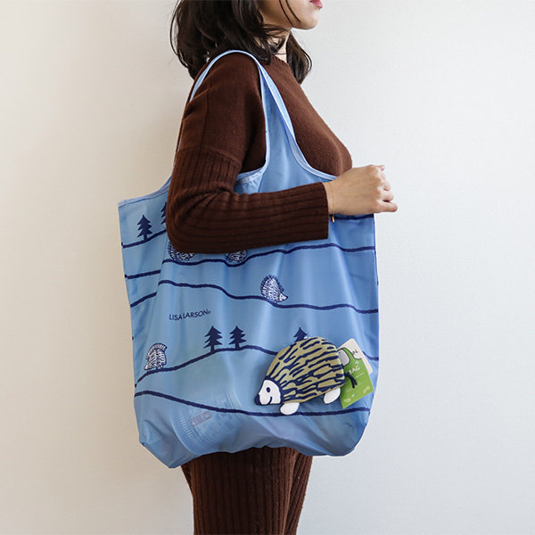 楽天市場】エコバッグ リサ・ラーソン ハリネズミ 折りたたみエコ