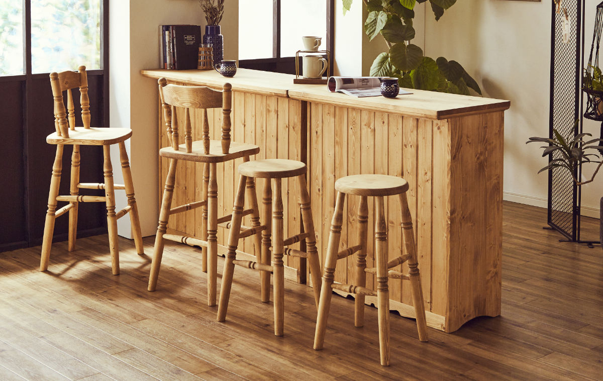楽天市場】バーカウンター カントリー調 パイン材 Farmer 幅90cm