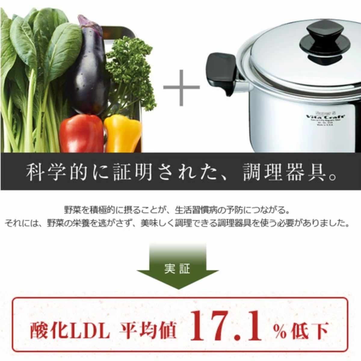 楽天市場】Vita Craft マルチパン 25cm IH対応 2.9L No.4857 両手鍋