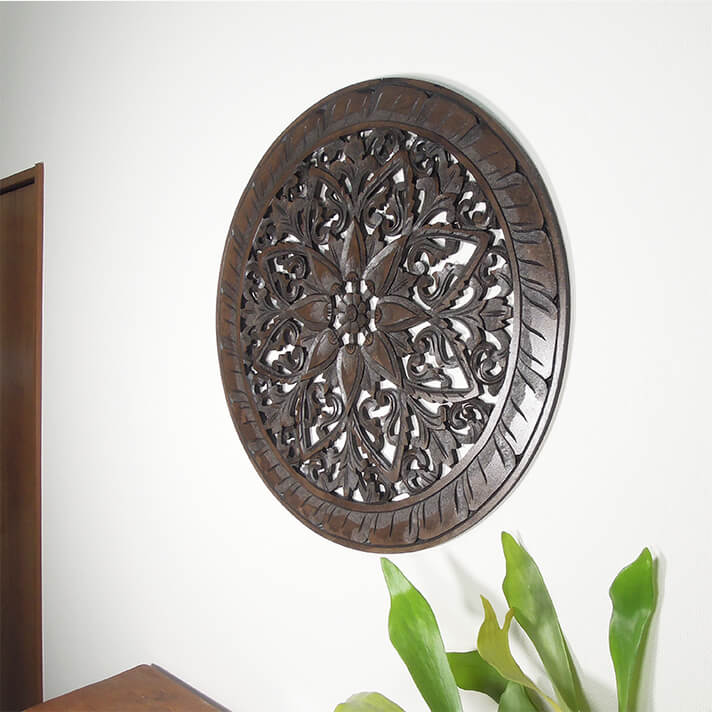 楽天市場】レリーフ 木製 木彫り MDF パネル バリ アジアン 雑貨 家具