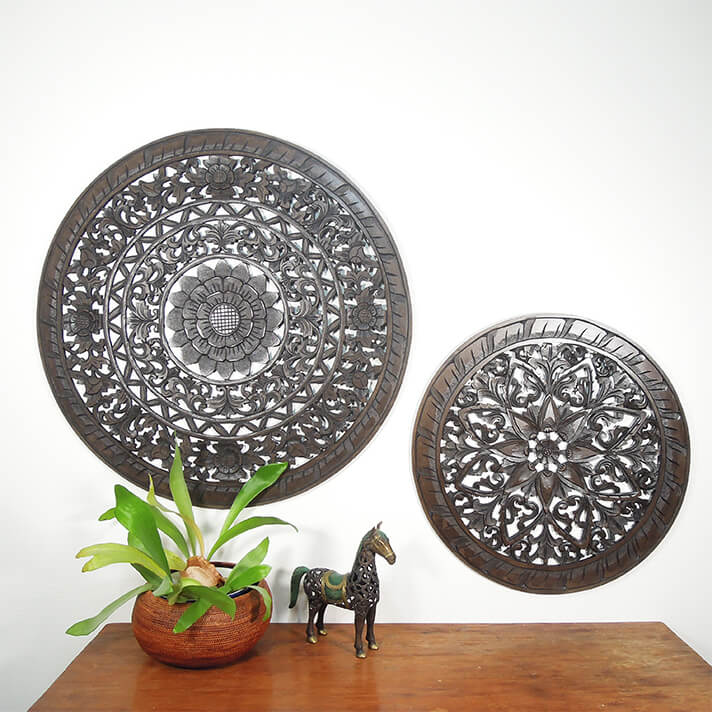 楽天市場】レリーフ 木製 木彫り MDF パネル バリ アジアン 雑貨 家具