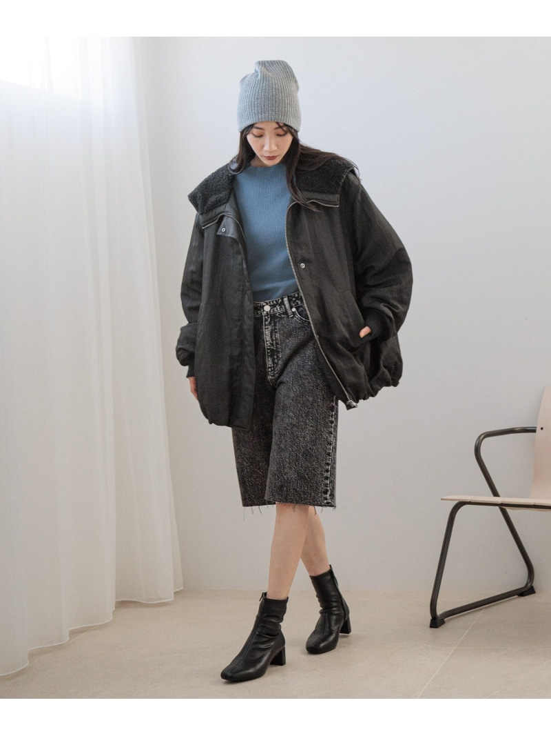 あやさん】LOWRYS FARM BIGエリフライトブルゾン アウター 楽天市場